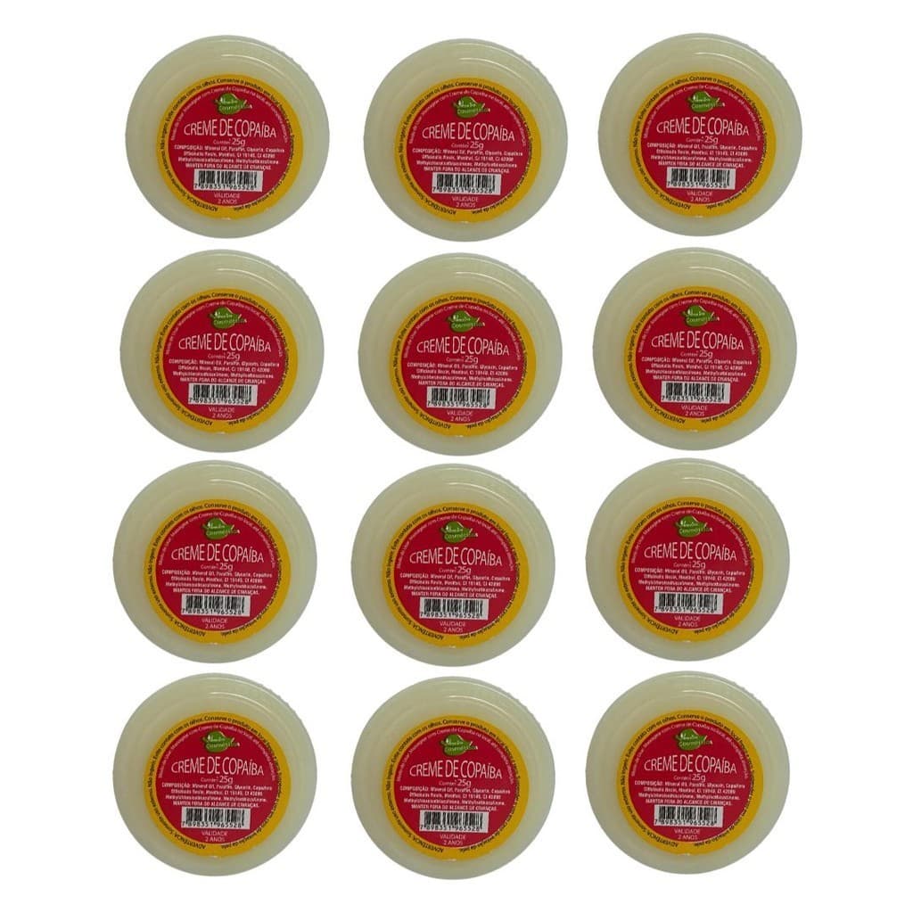 Kit 12 Und Creme de Copaíba 25g