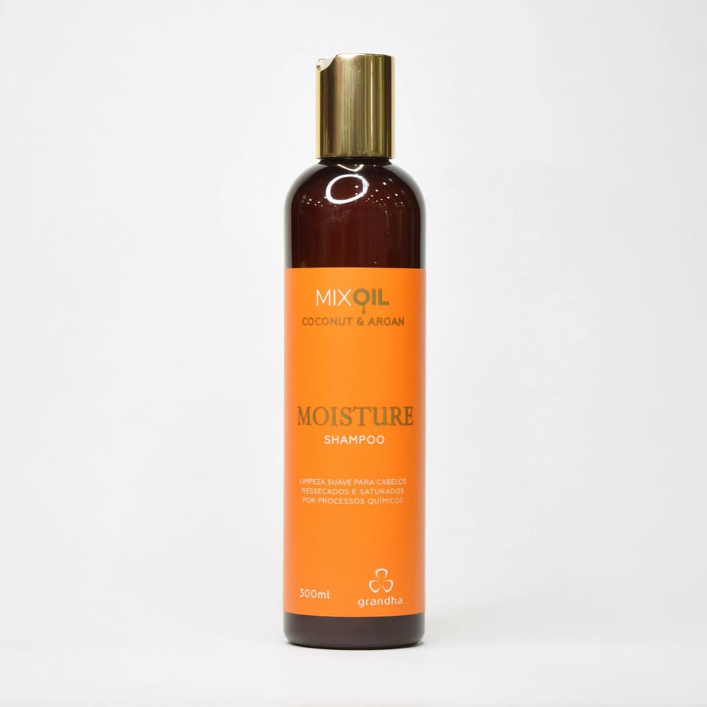 Shampoo Pós-Praia e Piscina Mix Oil Moisture 300ml Hidratante para Cabelos Ressecados