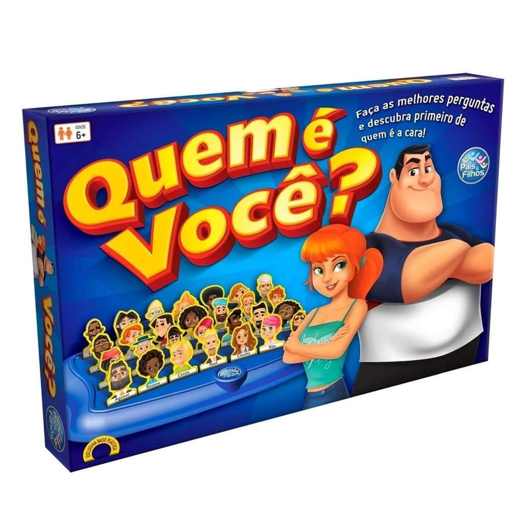 Tabuleiro Quem E Voce Jogo De Adivinhacao Para Familia Divertido Descubra O Personagem - Pais E Filhos