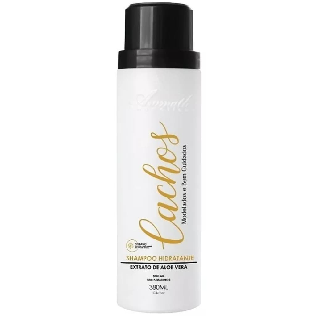 Shampoo Cachos Aramath 380ml cacheados afro ondulados hidratante