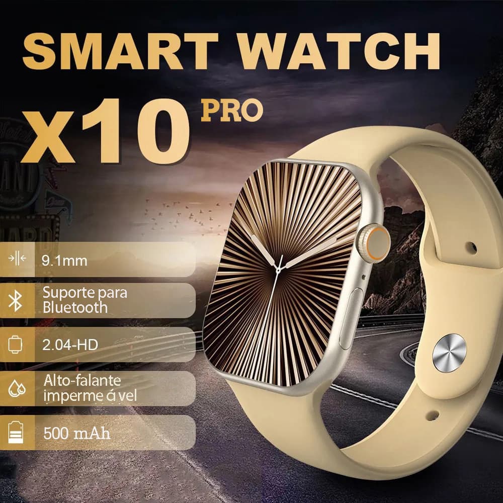 Smartwatch X10 PRO Relogio Inteligente X10 Masculino E Feminino Chatgpt GPS NFC Lançamento Original 41mm 45mm