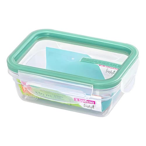 Pote Hermético C/trava Marmita Condimentos 330ml Plástico tupper marmitinha tempero Condimento