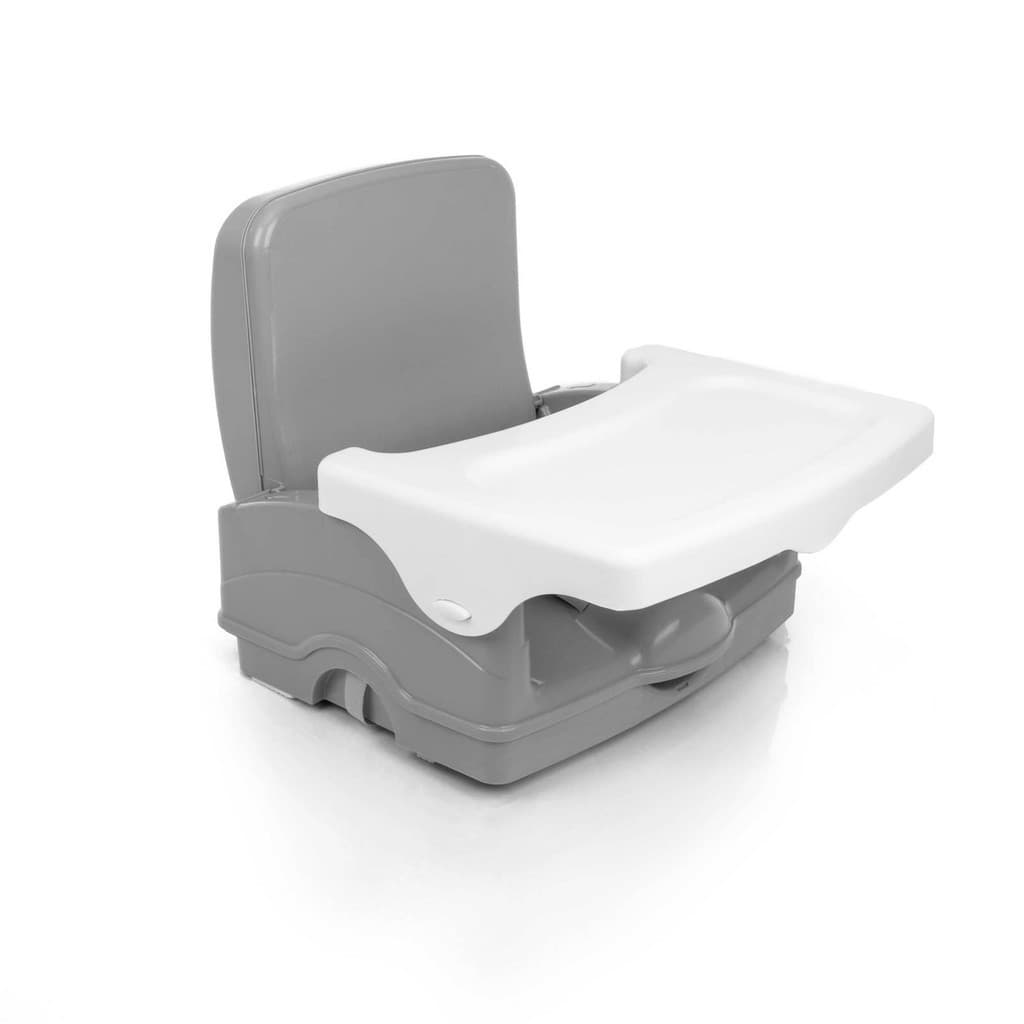 Cadeira Portátil De Alimentação Voyage Cake Cinza Até 23kg
