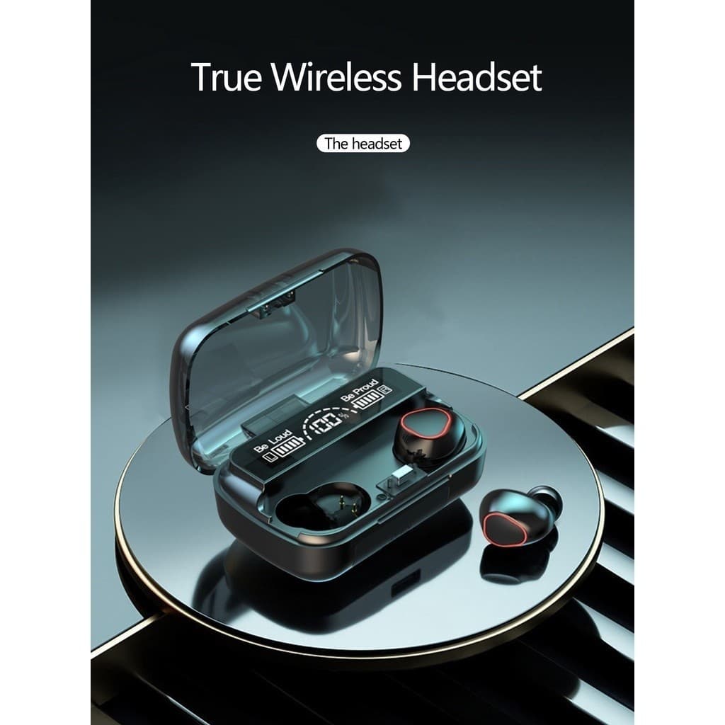 M10 Fone De Ouvido Bluetooth 5.1 Sem Fio TWS Touch Noise Reduction Waterproof