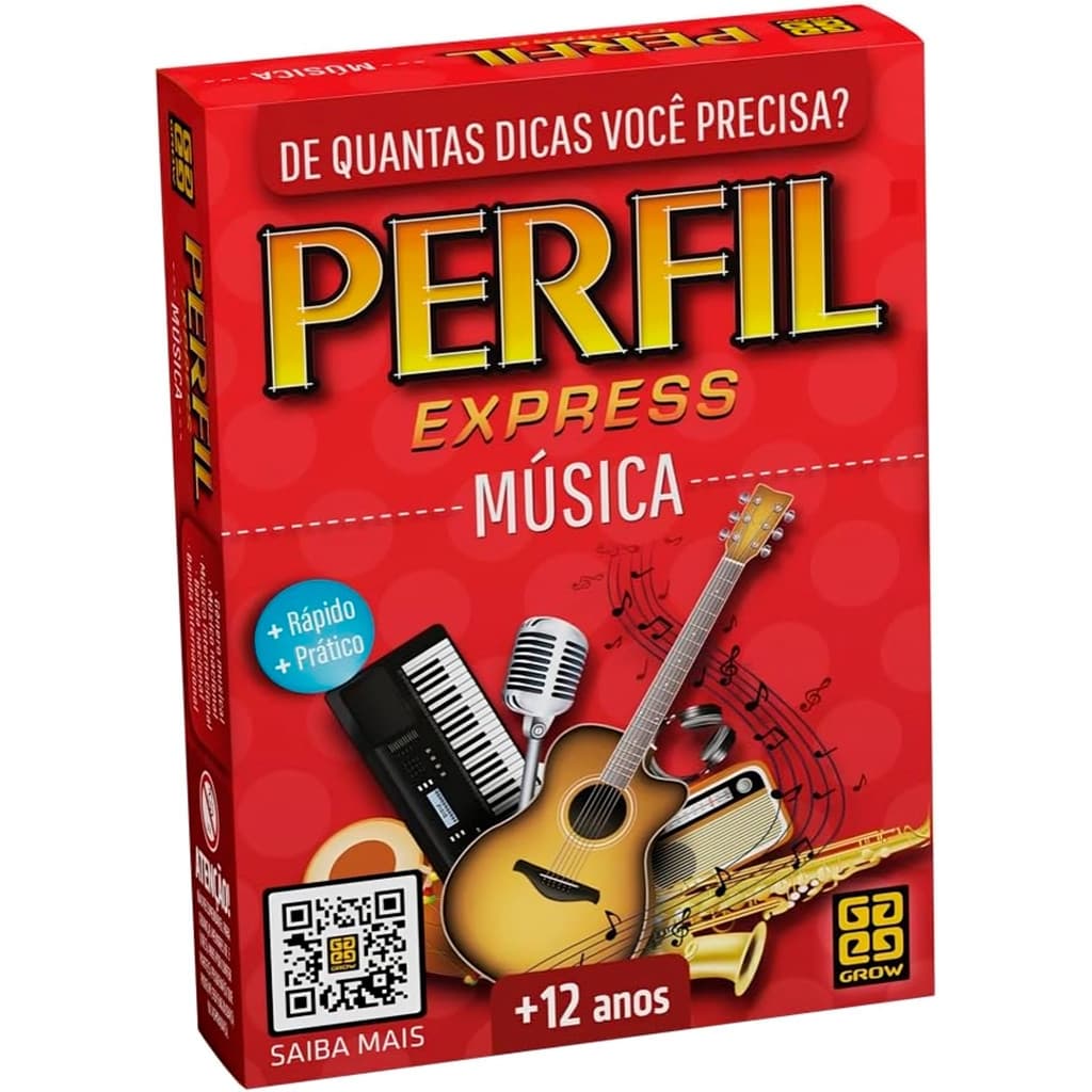 Jogo De Cartas Para Familia Perfil Express Musica 04412 - Grow