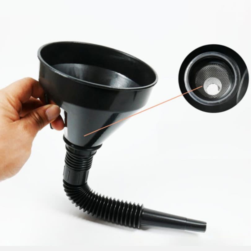 Funil Para Troca De Oleo Plastico Moto Com Peneira