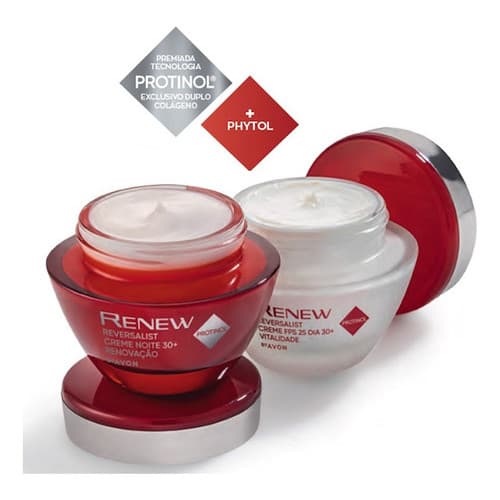 Kit Renew Reversalist Dia + Noite Gel Creme Anti-idade Avon