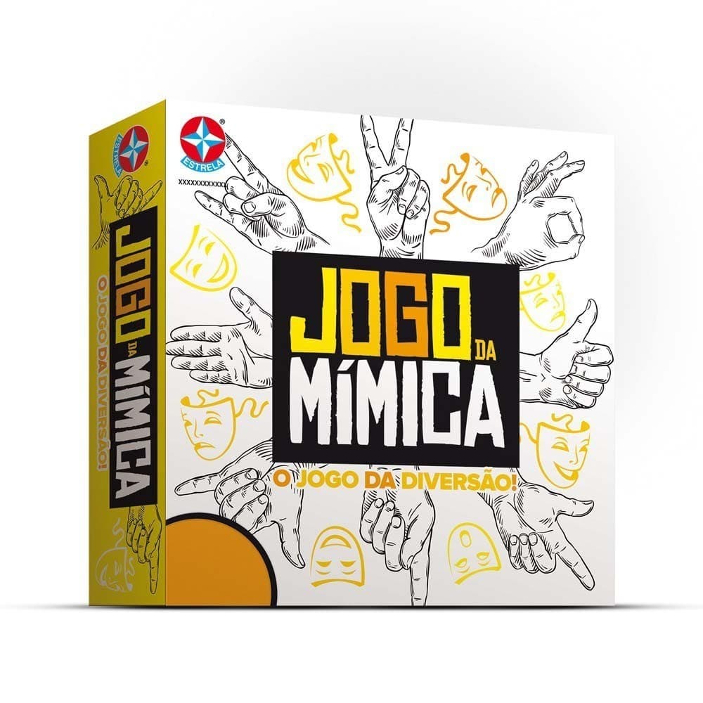 Tabuleiro Jogo Da Mimica Divertido Para Familia E Amigos 1000 Mimicas Para Descobrir - Estrela