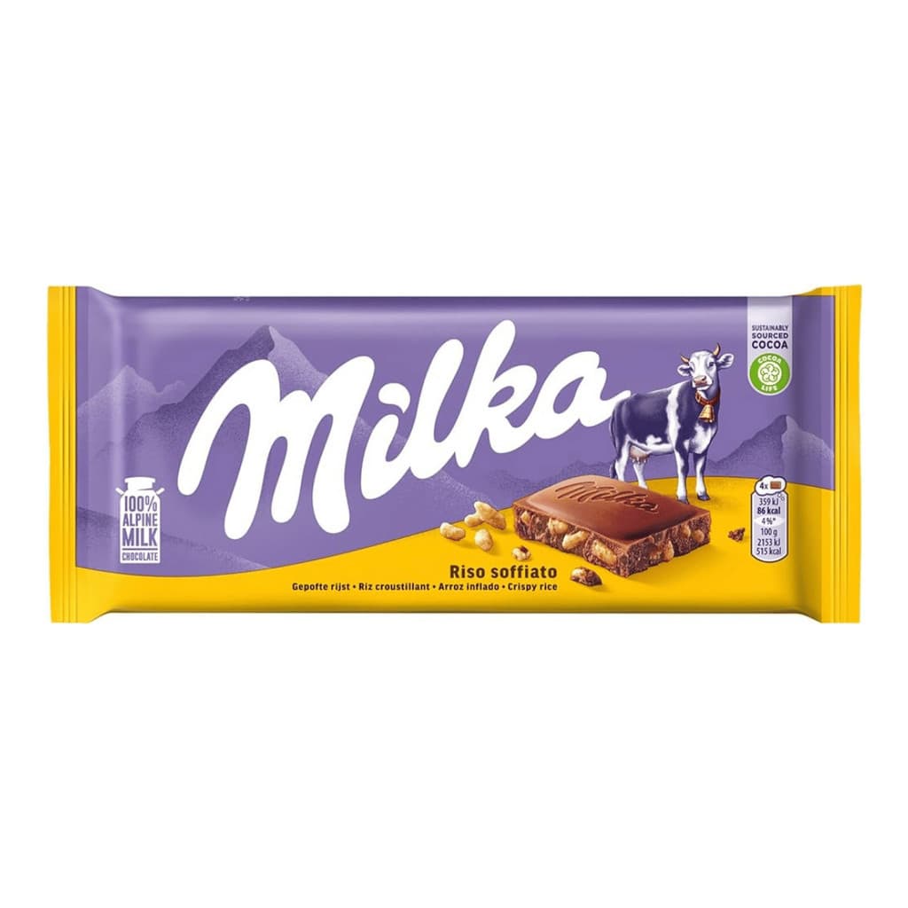 Chocolate Milka Riso Soffiato 100g Importado