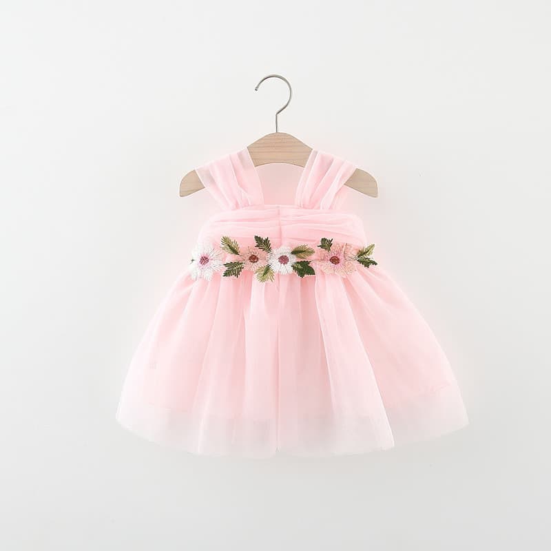 Roupas Infantis Roupas de Verão Roupas de Verão Roupas Infantis Princesa Vestido de Bebê Moda de Verão Meninas Vestido de Menina Saia Fofa