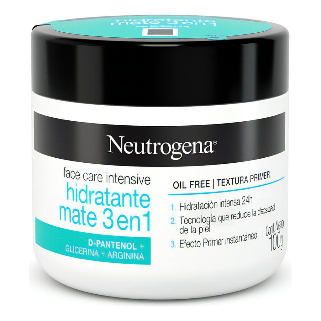 Creme Facial Hidratante Matte 3 Em 1 Matte 100g Neutrogena