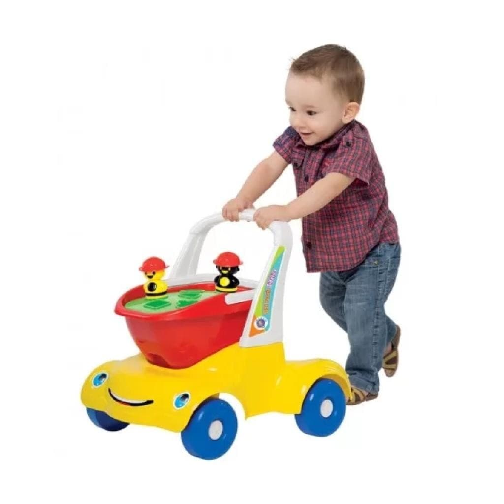 Andador Bebê Passeio Didático Formas Geométricas e Bonecos