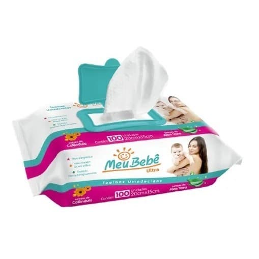Toalhas Umedecidas Meu Bebe Ultra Com 100Uni – Hygieline