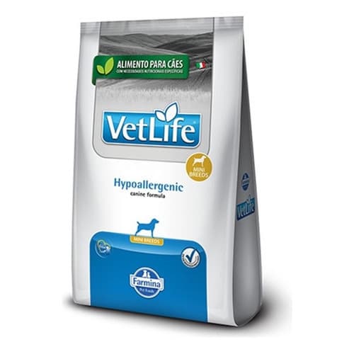 Ração Para Cachorro Vet Life Hypoallergenic Mini 2kg