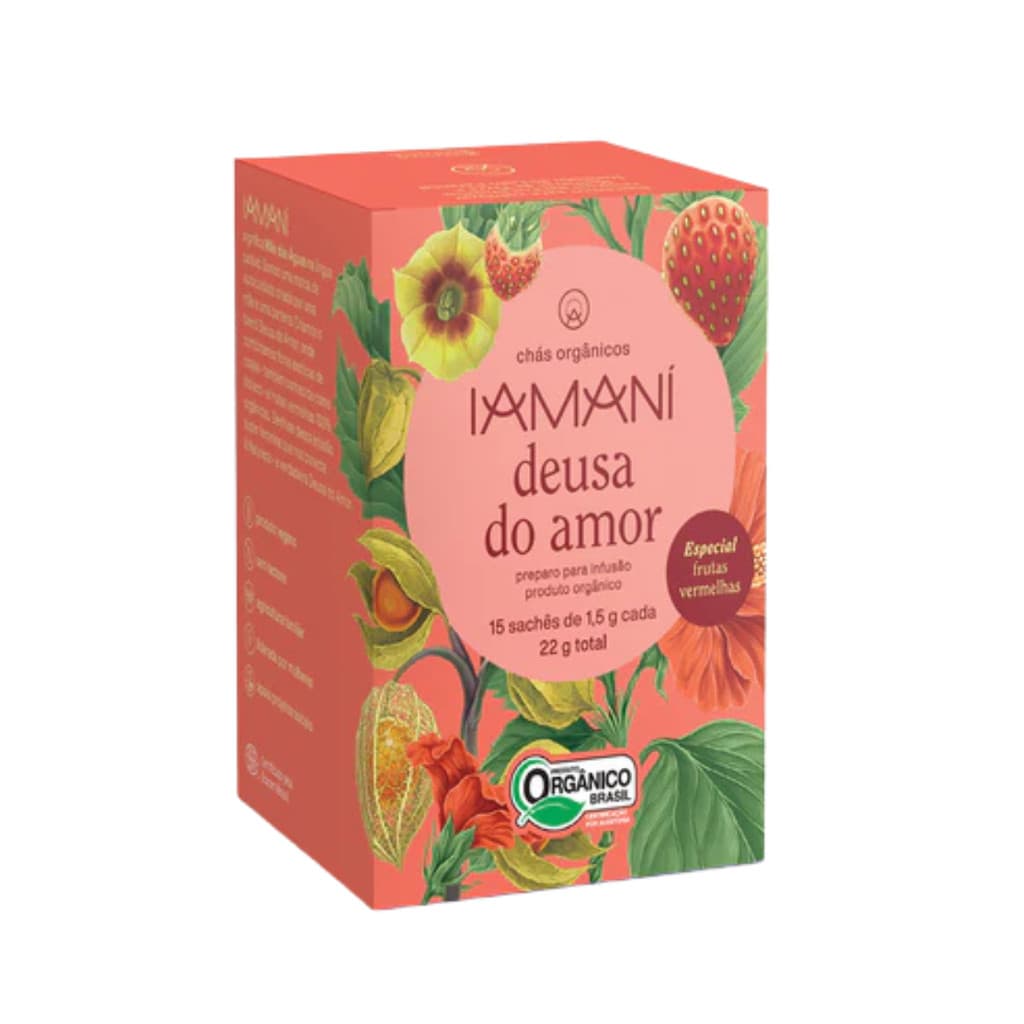 Chá Orgânico Deusa Do Amor - 15 Sachês - Iamaní