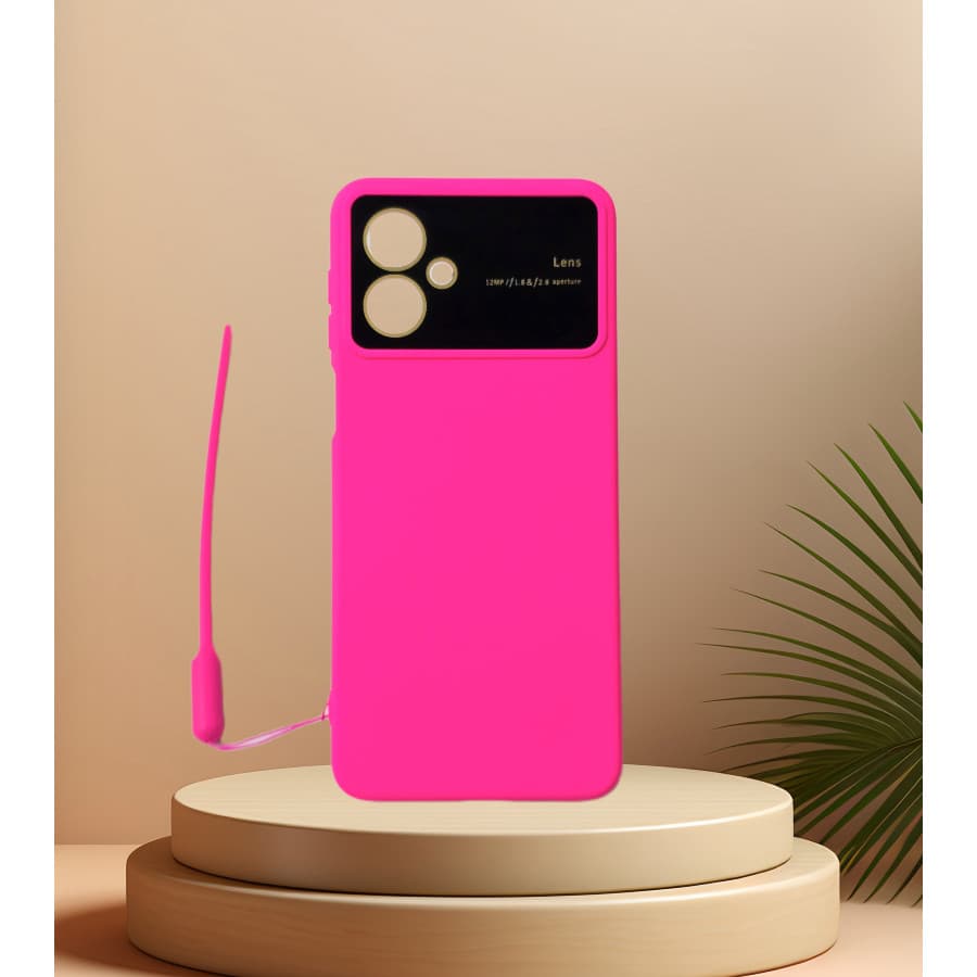 Capinha Capinha  De Celular Compatível G54 Proteção Câmeras Aveludada Com Silicone Com Pulseira Liso REF（ YV3）