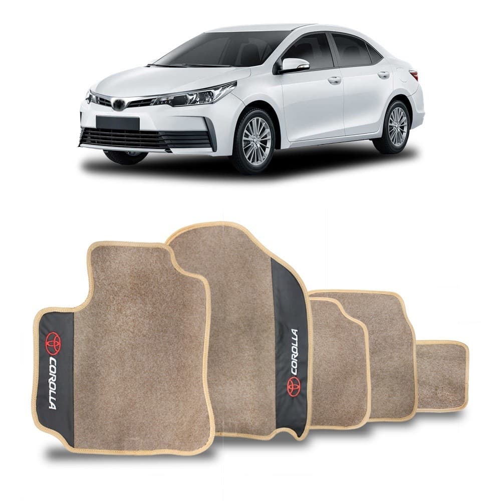 Jogo Tapete Corolla  Tapete Automotivo Personalizado em Carpete para Modelos de 2015 a 2019"