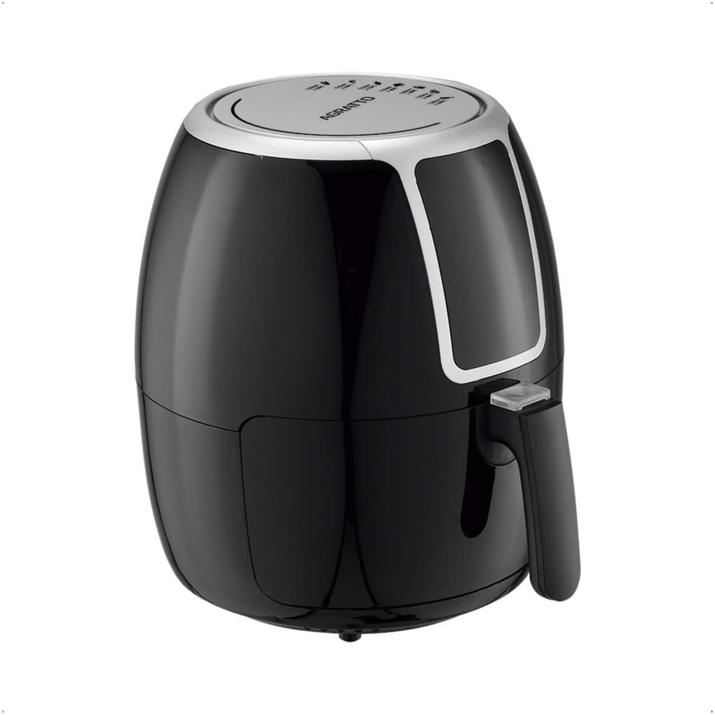 Fritadeira Eletrica Air Fryer Digital 3.6l 1400w 110v Preta Sem Oleo Painel Touch Para Cozinha Saudavel Frita Assa