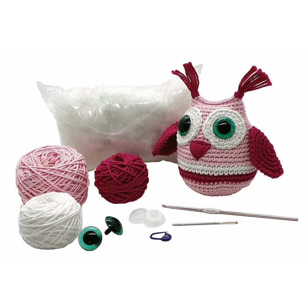 Kit Amigurumi Crochê - Coruja - Kits for Kids