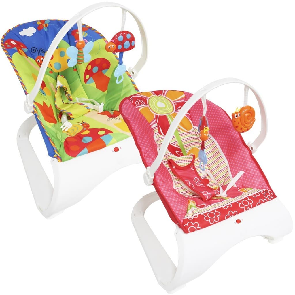 Cadeira Cadeirinha Bebê Descanso Vibratória Musical Brinquedos Menina Menino Importway BW-095