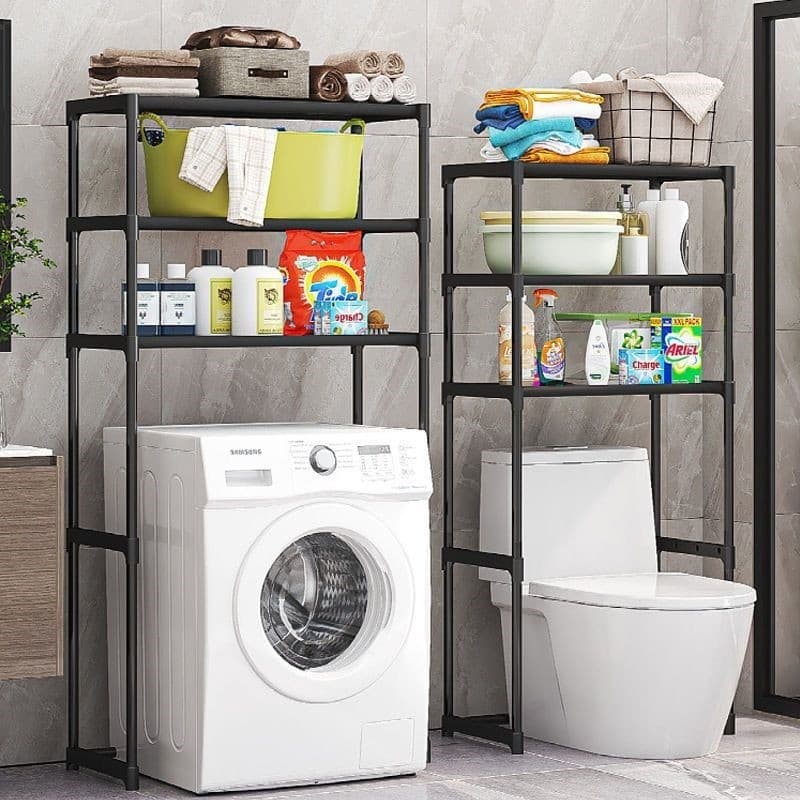 Estante Rack G Banheiro Lavanderia C Prateleiras Organizador (envio imediato)