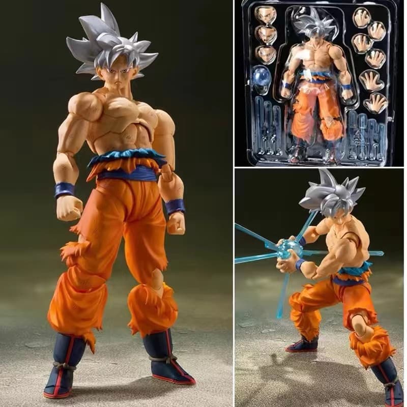 Goku Instinto Superior 15 cm Articulado Boneco Dragon Ball Z