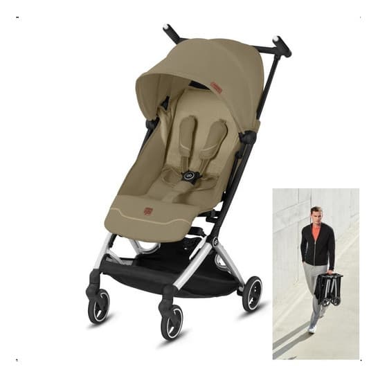 GB CARRINHO P/BEBE POCKIT AC FE VANILLA BEIGE