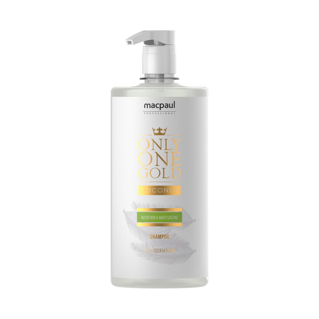 Shampoo hidratante com extrato de coco Only One Gold Coconut - 1000ml - Macpaul Professional