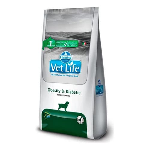 Ração Para Cachorro Vet Life Obesity & Diabetic 2kg