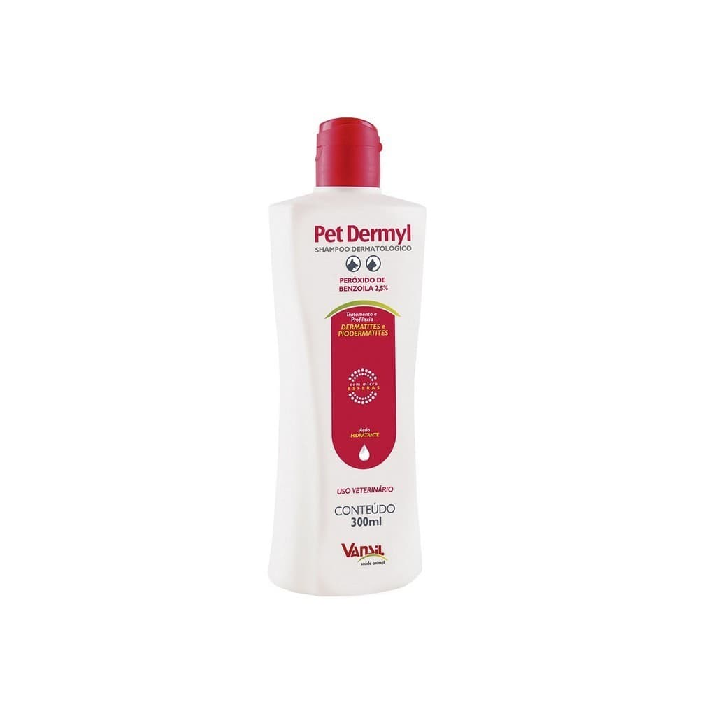 Shampoo Dermatológico Pet Dermyl para Cães e Gatos 300ml - Vansil