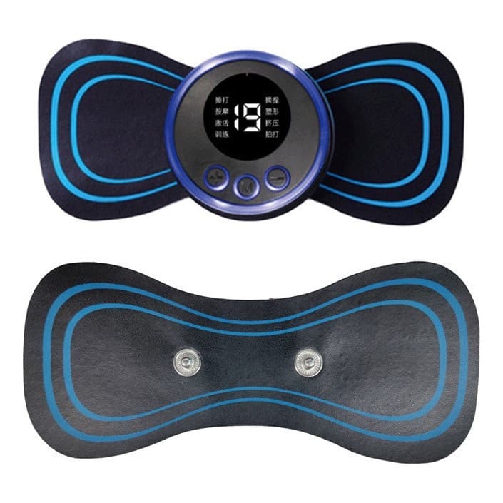 Mini Massageador Elétrico Muscular Lombar Costas Pescoço 