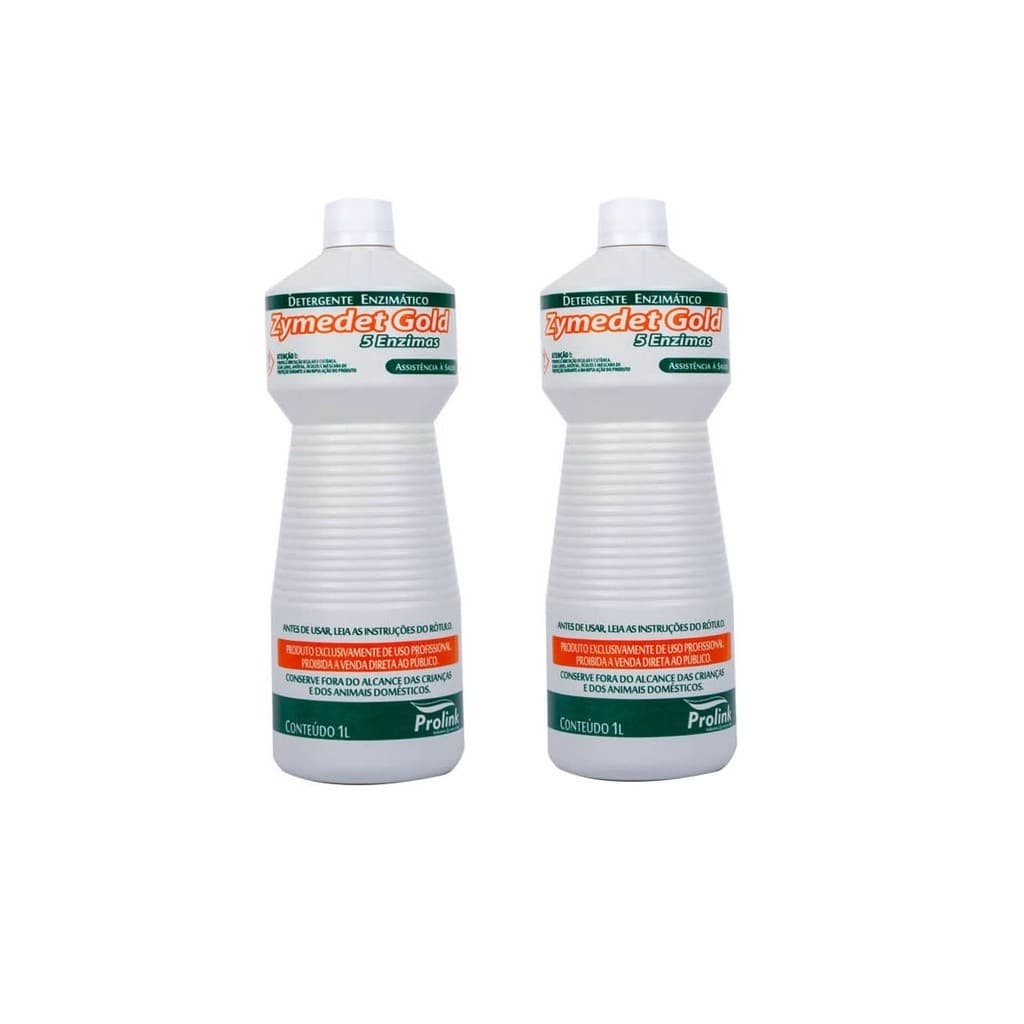 Kit 02 Detergente Enzimático Limpeza de Instrumental 5 Enzimas Prolink