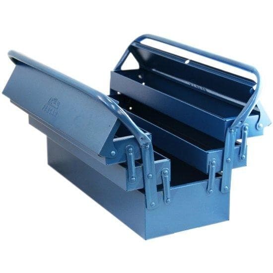 Caixa Sanfonada Azul 5 Gavetas Azul - Fercar