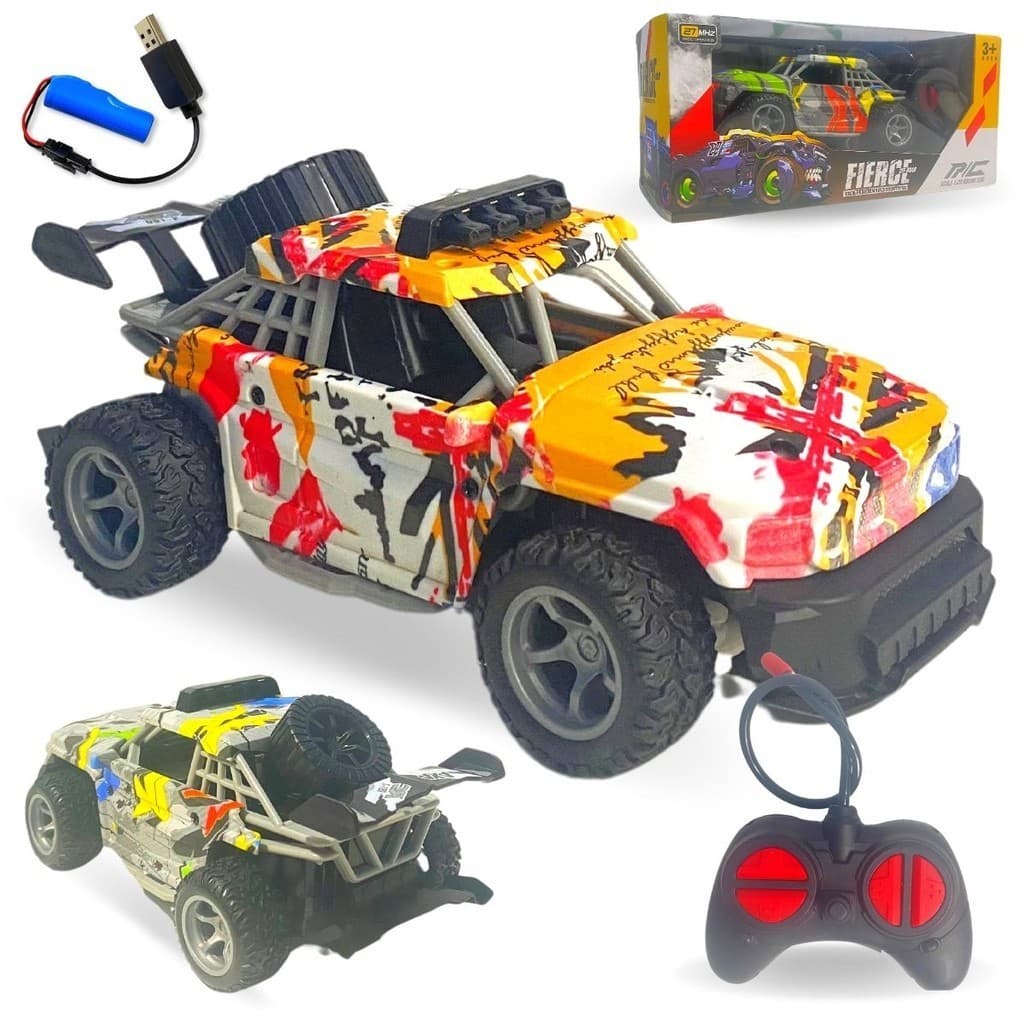Brinquedo Jeep Carrinho De Controle Remoto  Subida Na Terra