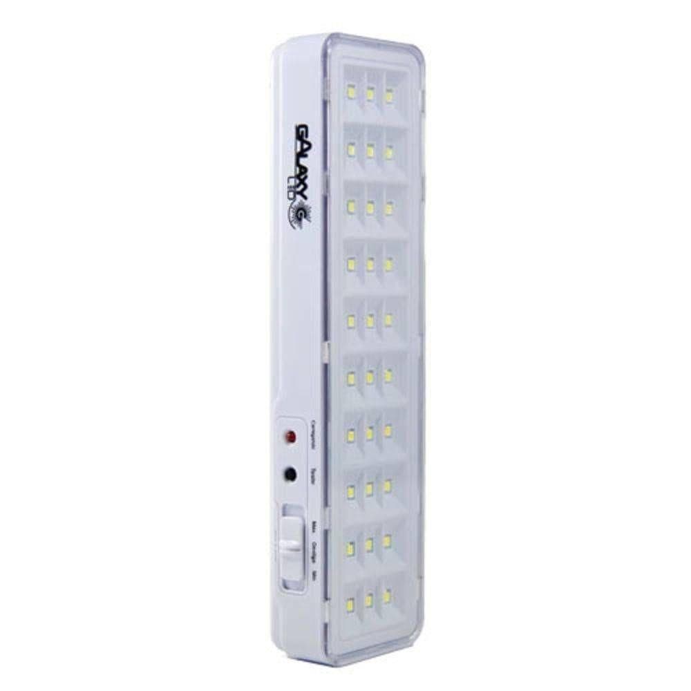 Lâmpada de emergência 2w 30 leds 6500k bivolt galaxy led (luminária) NVB
