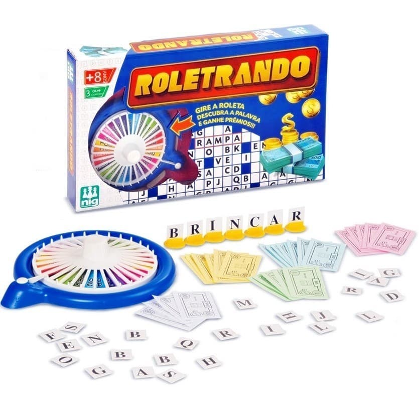 Roletrando Jogo De Tabuleiro Infantil Para Criancas Familia Divertido Roda A Roda - Nig Brinquedos