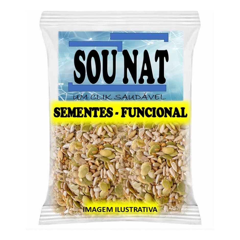 Mix Sementes Funcional Completo Saudável 1kg