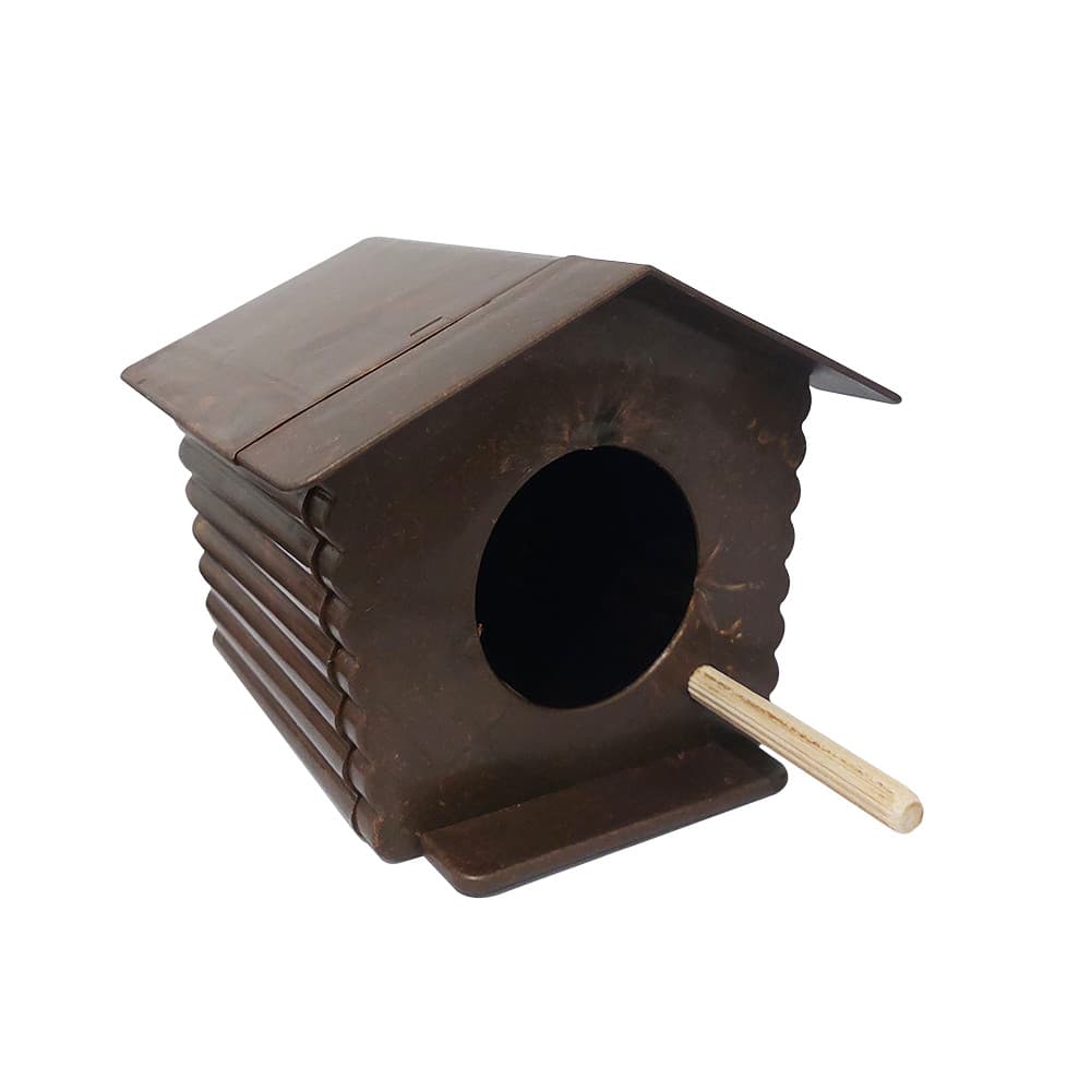 Casinha para Jardim Ninho para Pássaros Livres com Poleiro Injetfour