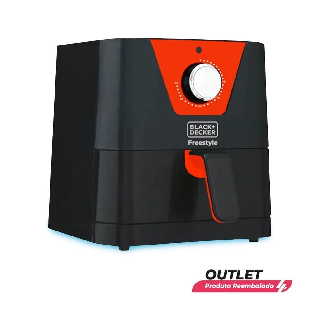Usado: Fritadeira Elétrica Sem Óleo Black Decker Freestyle AFM2 1,5L