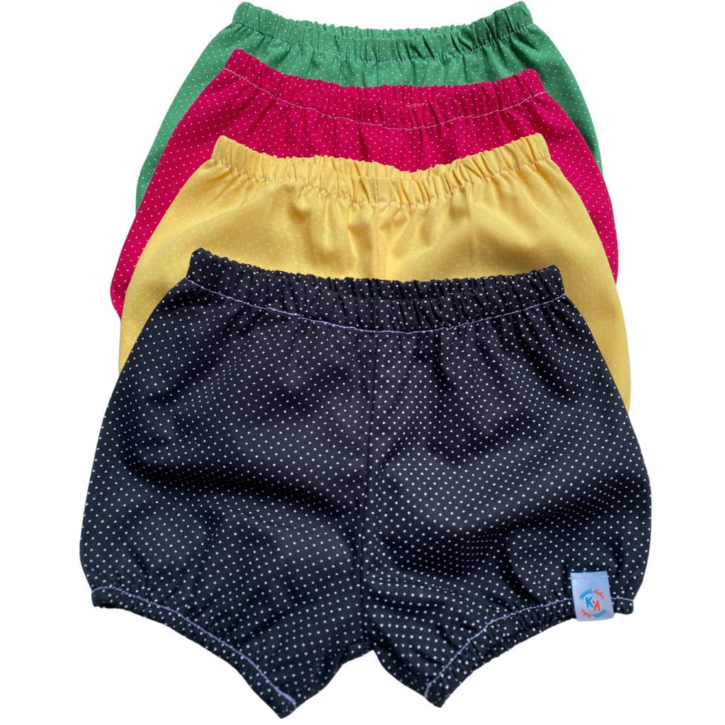 Kit Tapa Fraldas Short Bebê 03 Meses a 02 Anos