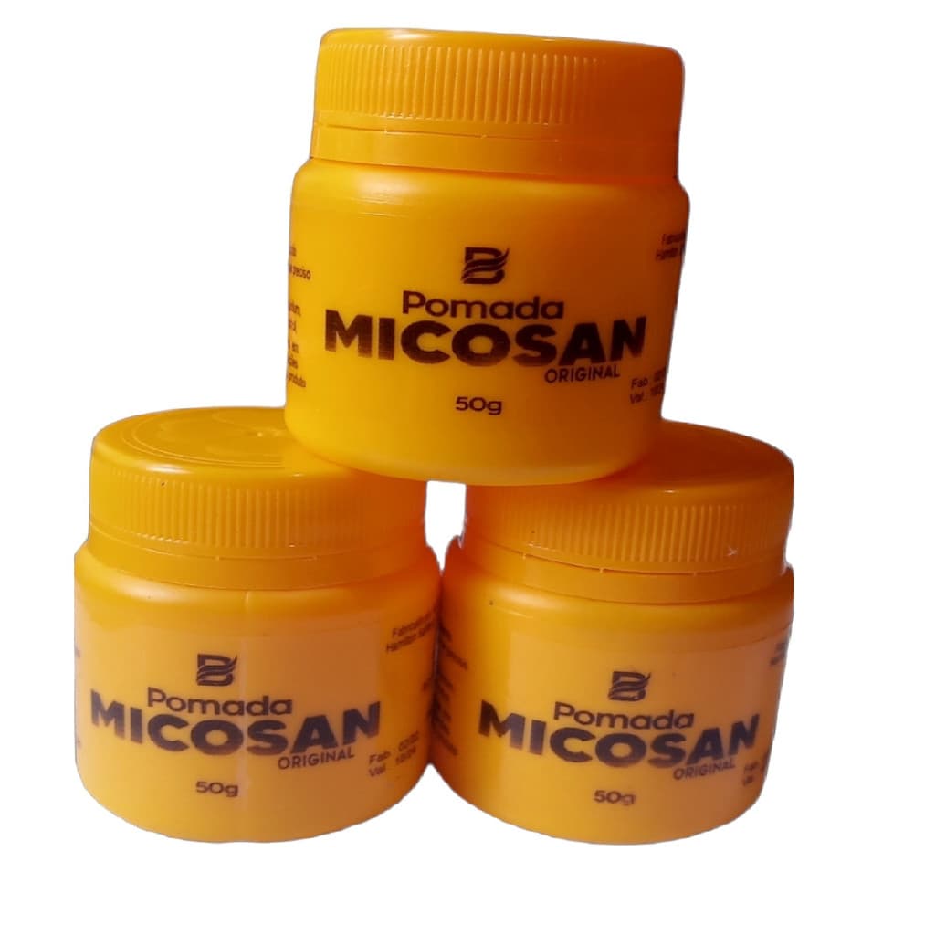 Kit 3 Un pomada micosan clareadora diversos benefícios