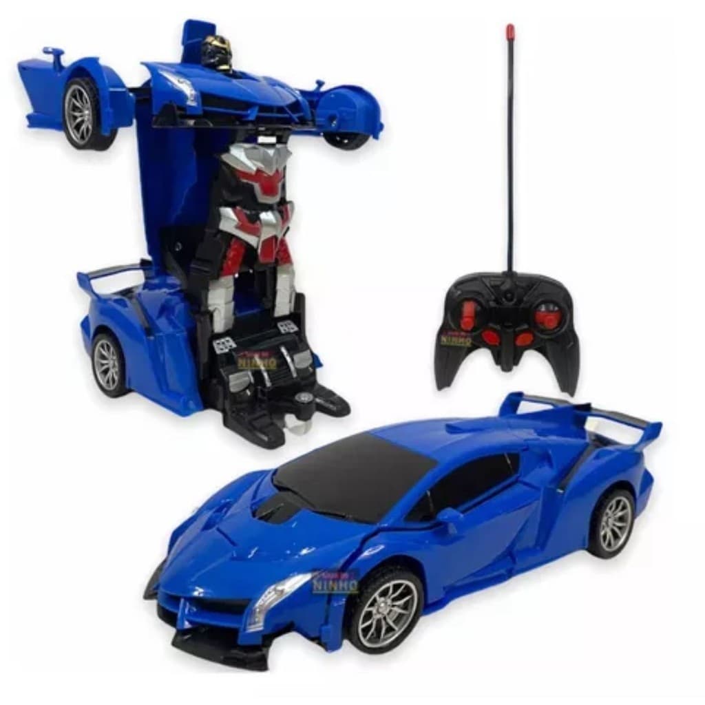 Carrinho Lamborghini  Controle Remoto Transformers Robô