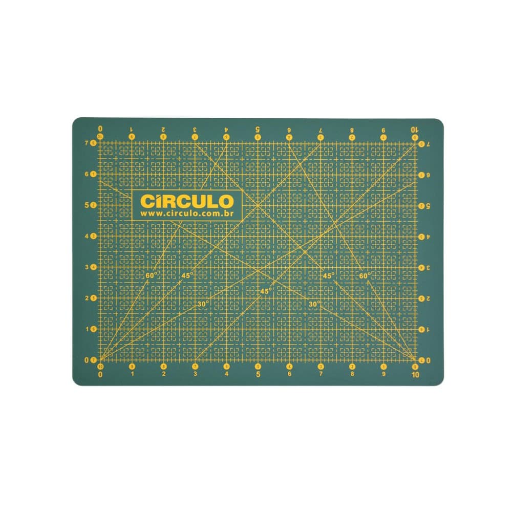 Base de Corte 30x22cm para tecido/patchwork Circulo