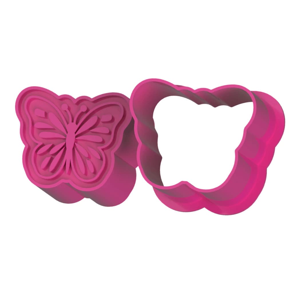 Ejetor Modelador Para Doces BORBOLETA Brigadeiros Docinhos Massa Biscuit Biscoito Resistente Massinha Modelar Pasta Amer