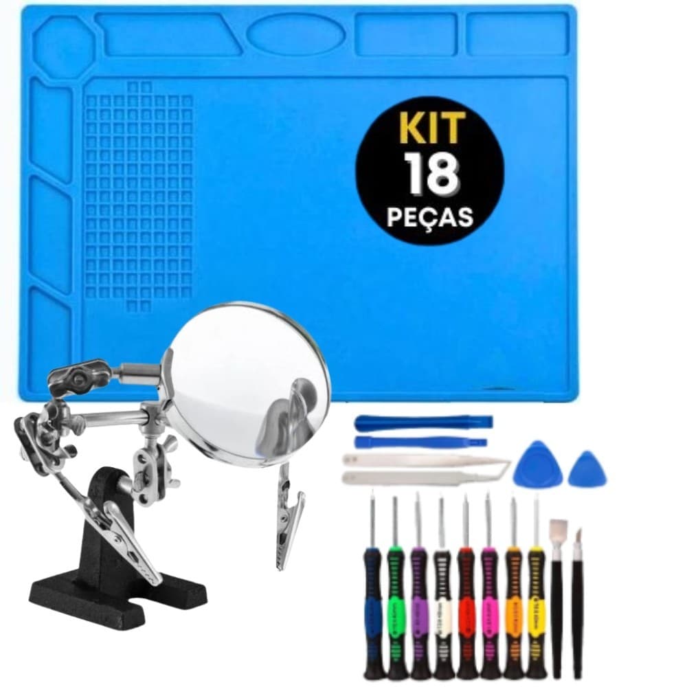 Kit Manutenção Eletronica Completo Notebook Chaves Precisão