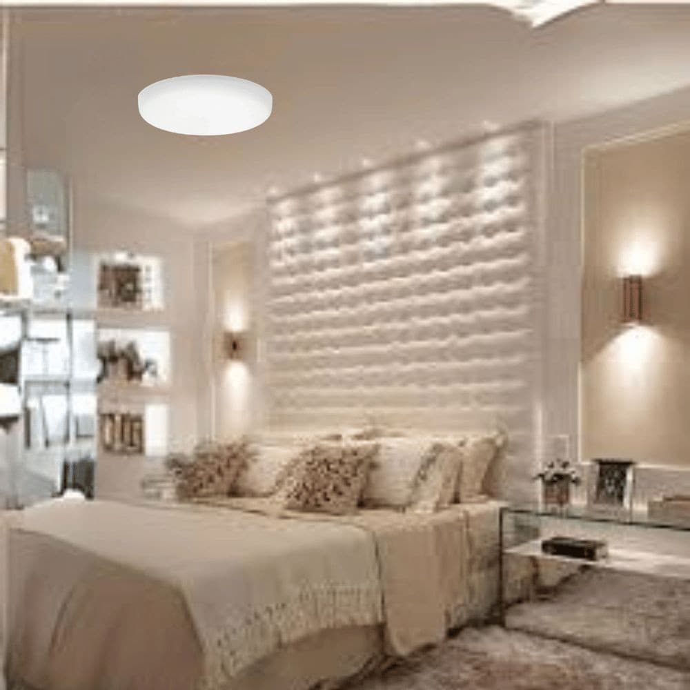 Luminária Painel de Led 2 em 1 Redondo 6500K Embu Led