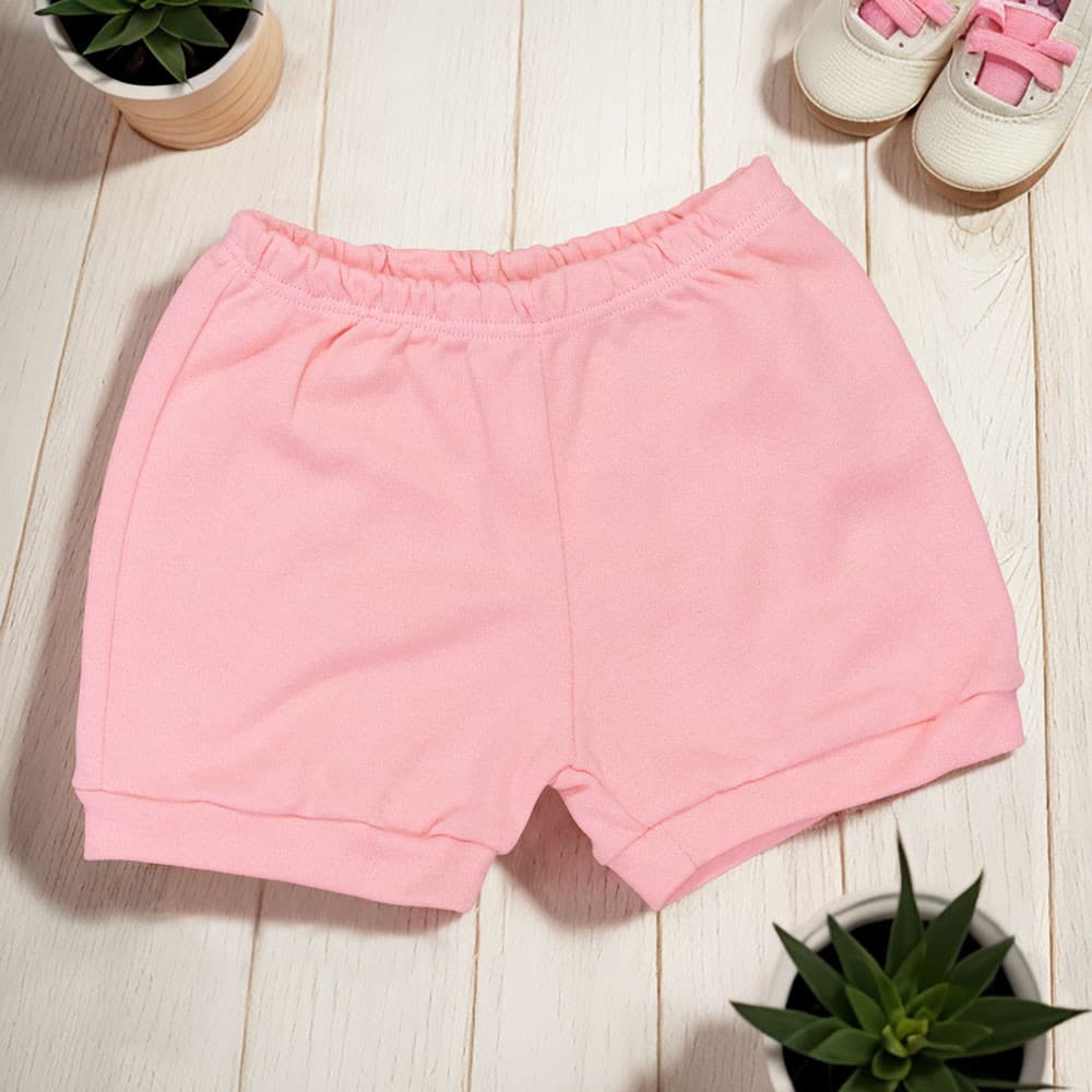 Shorts Tapa Fralda Salmão - Peça essencial para sua bebê