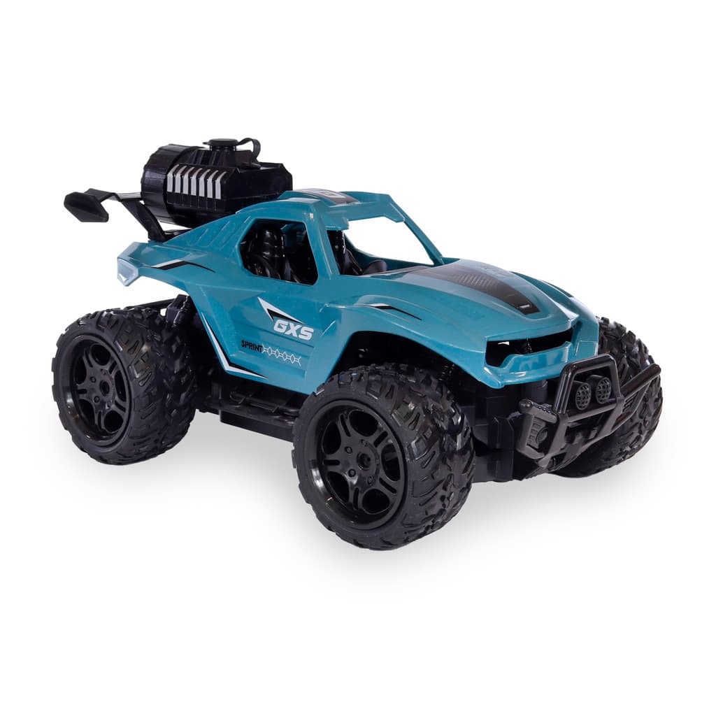 Carrinho Controle Remoto Turbo Max Verde c/ Vapor -Polibrinq