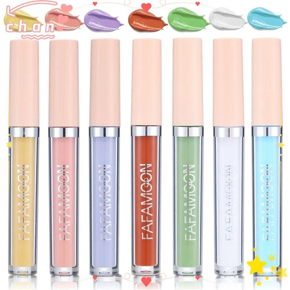 Creme De Base CHANBR , Corretivo Líquido Para Olheiras Com Cobertura Total Colorido Maquiagem Facial
