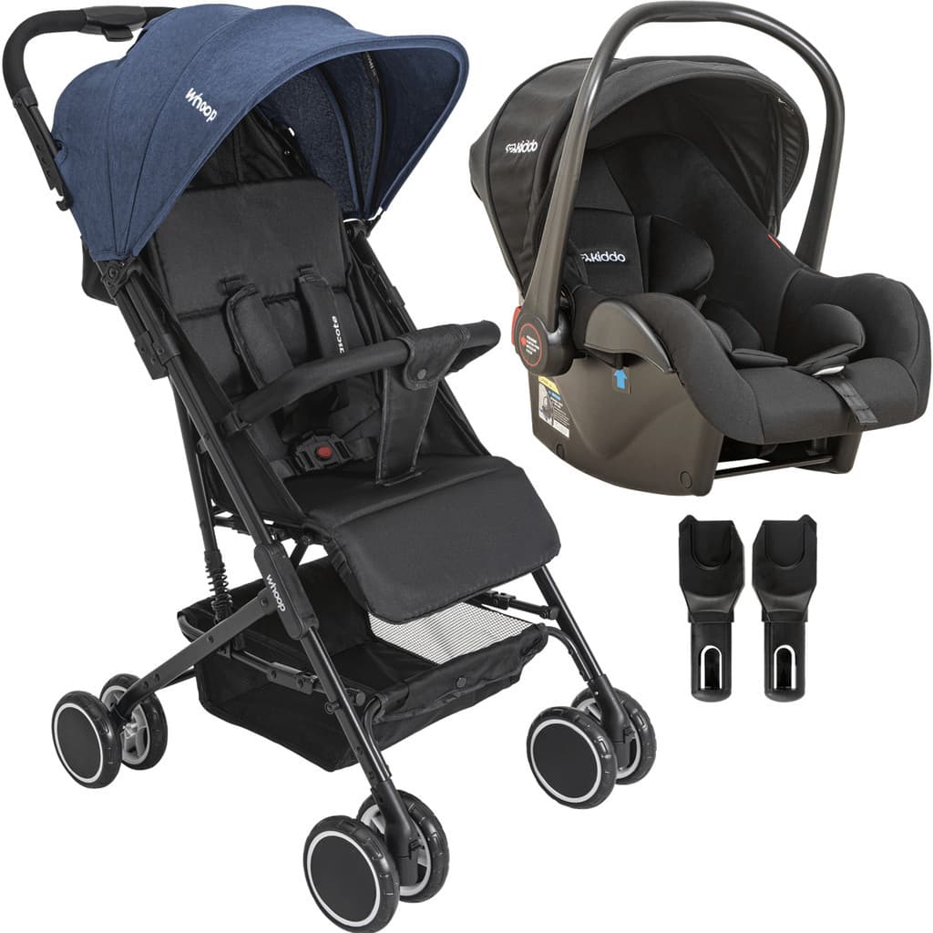 Carrinho de Bebe Mascote Marinho Passeio com Bebe Conforto Kiddo